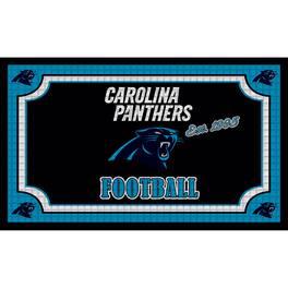 Evergreen Enterprises - Carolina Panthers Embossed Door Mat - Multicolor