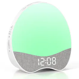 Dazzed Corner - Kids Sleep Trainer Alarm Clock with Night Light, White Noise, 21 Sounds - Multicolor