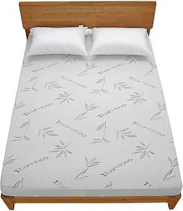 Bibb Home - Premium Bamboo 100% Waterproof Mattress Protector - Standard