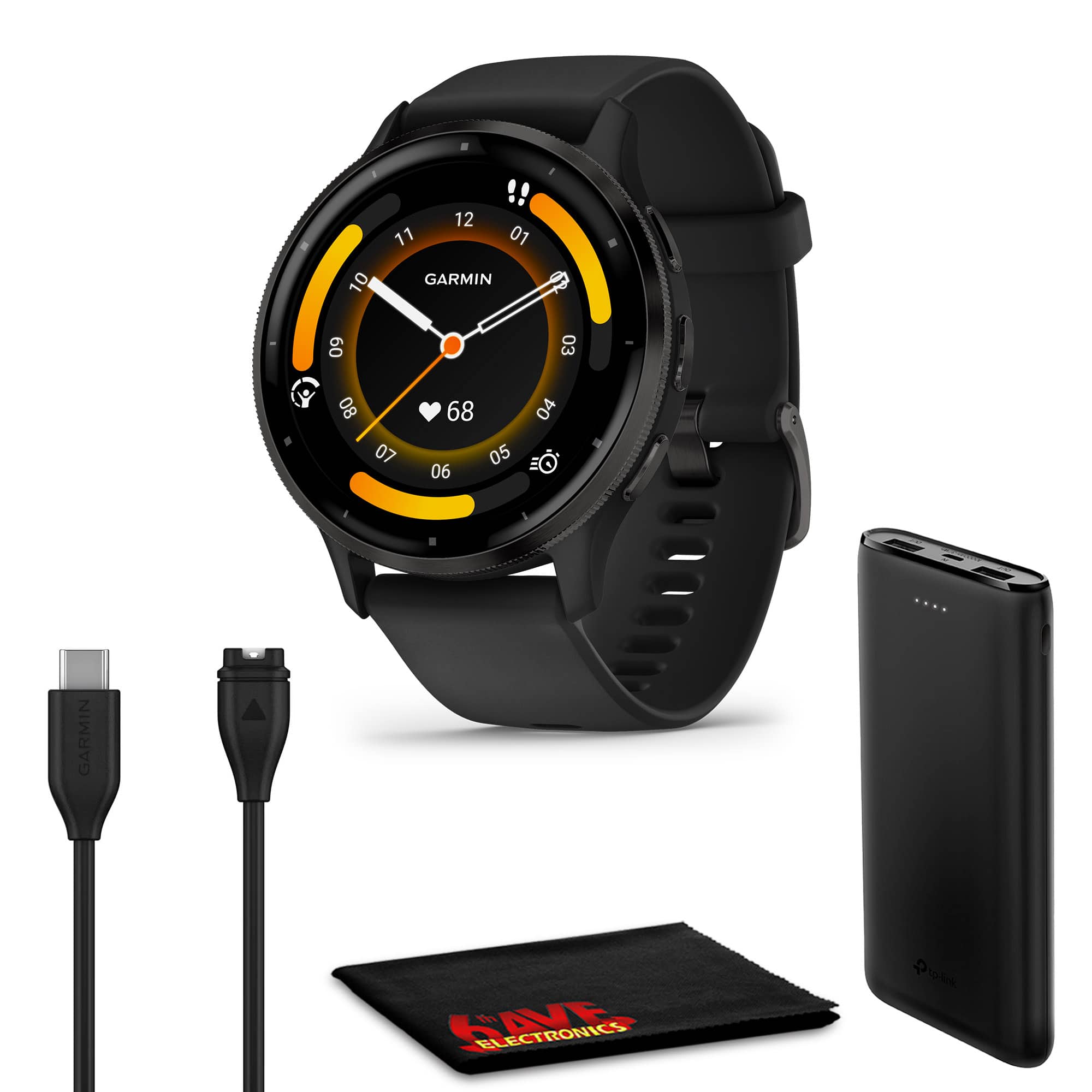 Garmin - Venu 3 Advanced Fitness And Health Tracker Smart Watch -  Black - Black - (2023)