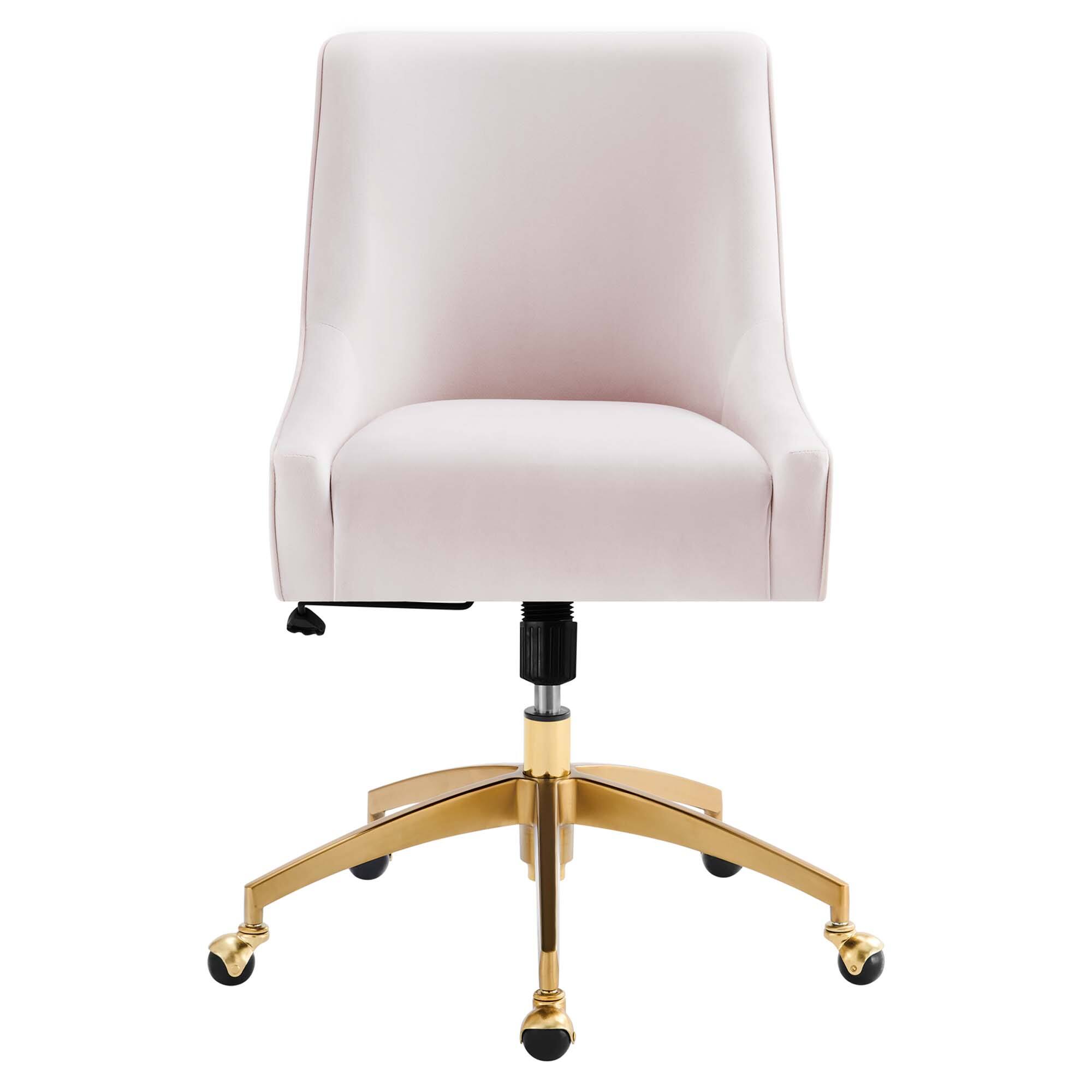 Alt View 1. Modway - Discern Performance Velvet Office Chair by Modway - Red.