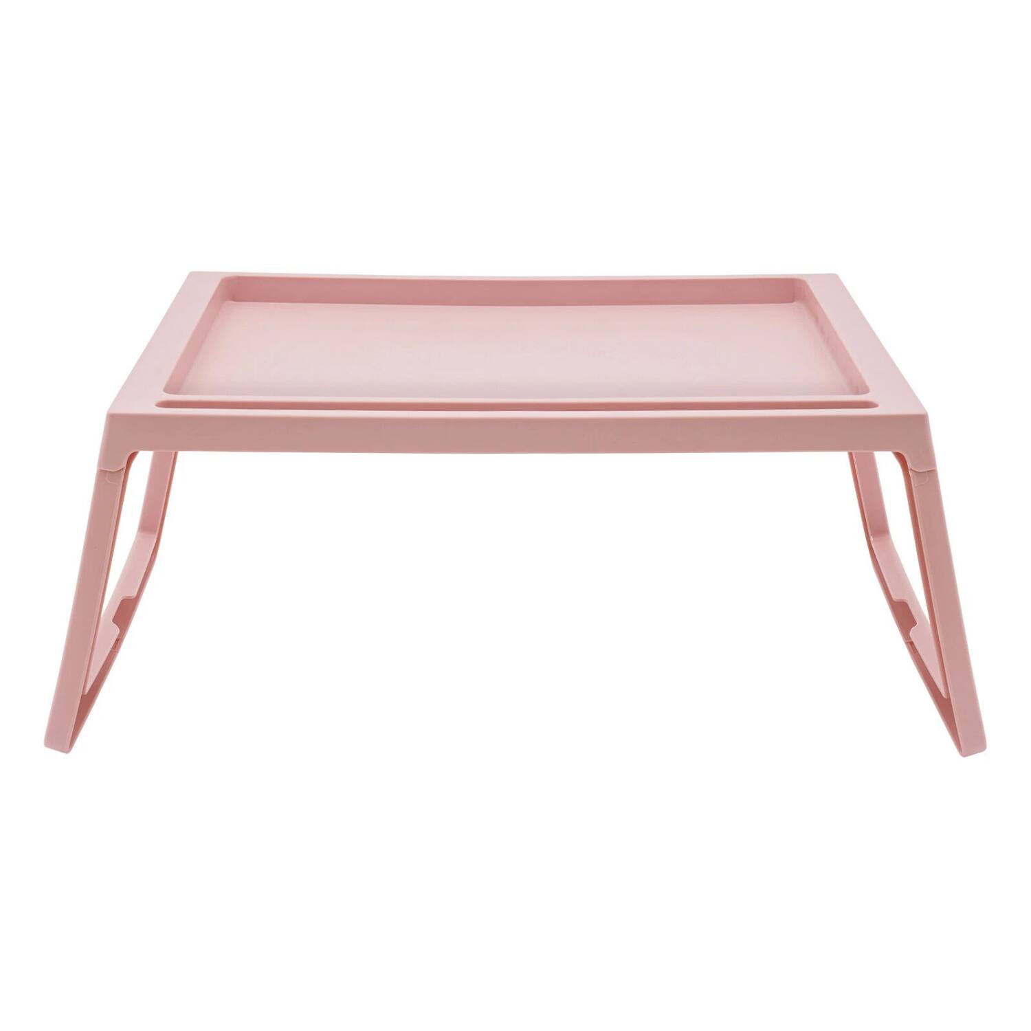 Front. Stock Preferred - 6-Pack Foldable Pink Lap Desks - Pink.