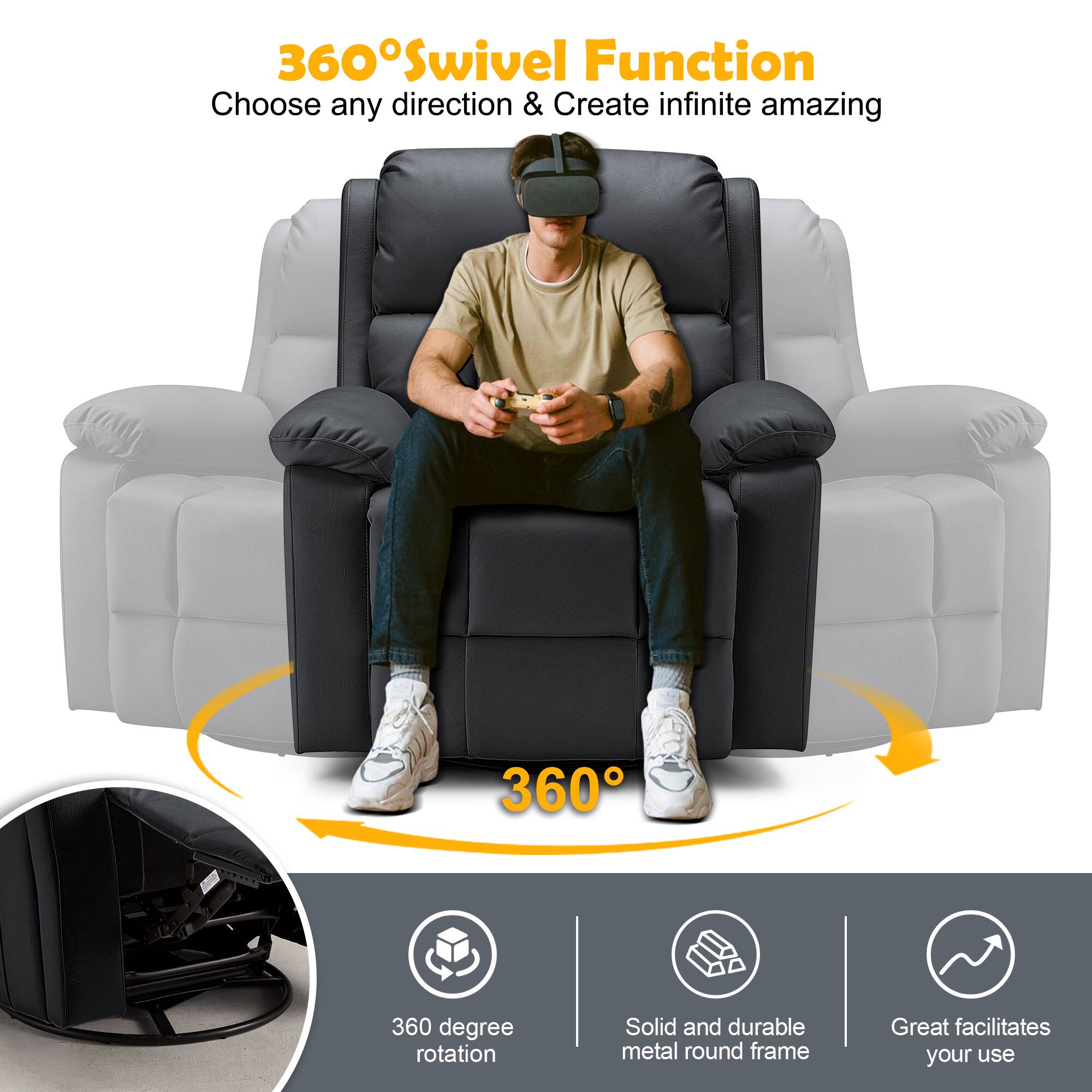 360° Swivel Function  
Choose any direction & Create infinite amazing  

360° rotation  
Solid and durable metal round frame  
Great facilitates your use