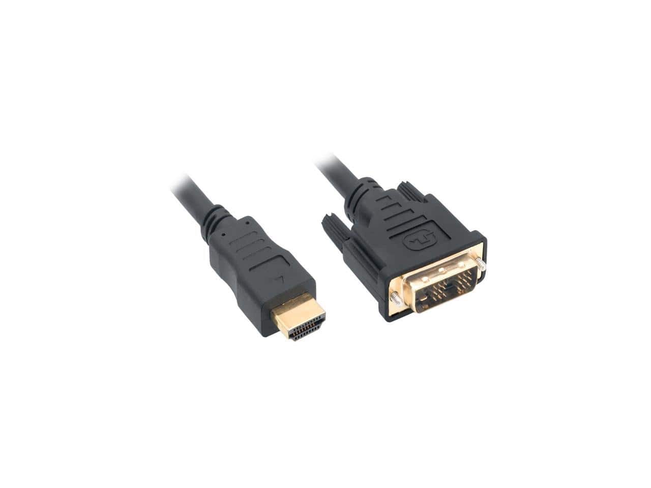 Nippon Labs - DVI-3-HDMI-2P 10 ft. HDMI Male to DVI-D Adapter Cable with Gold-plated Connector, Black (2-Pack) price history on PriceWatchPro