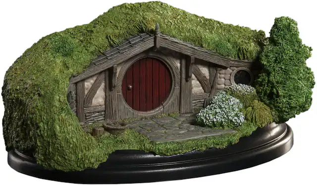 Front. Weta Workshop - WETA Workshop Polystone - Hobbit Hole - 40 Bagshot Row (Red Door) - Collectibles - Multicolor.