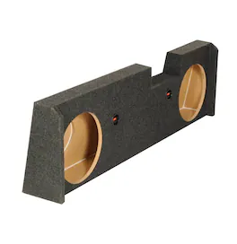 QPower - Dual 12" Sub Box - Chevy Silverado Crew Cab & GMC Sierra Crew Cab 14-18