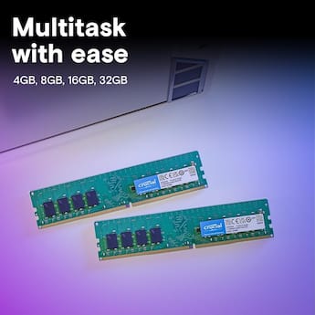 Crucial CT16G4DFRA32A RAM 16GB DDR4 3200 MHz CL22 Desktop Memory Crucial CT16G4DFRA32A RAM 16GB DDR4 3200 MHz CL22 Desktop Memory
