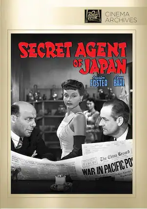 Front. Secret Agent Of Japan - DVD.