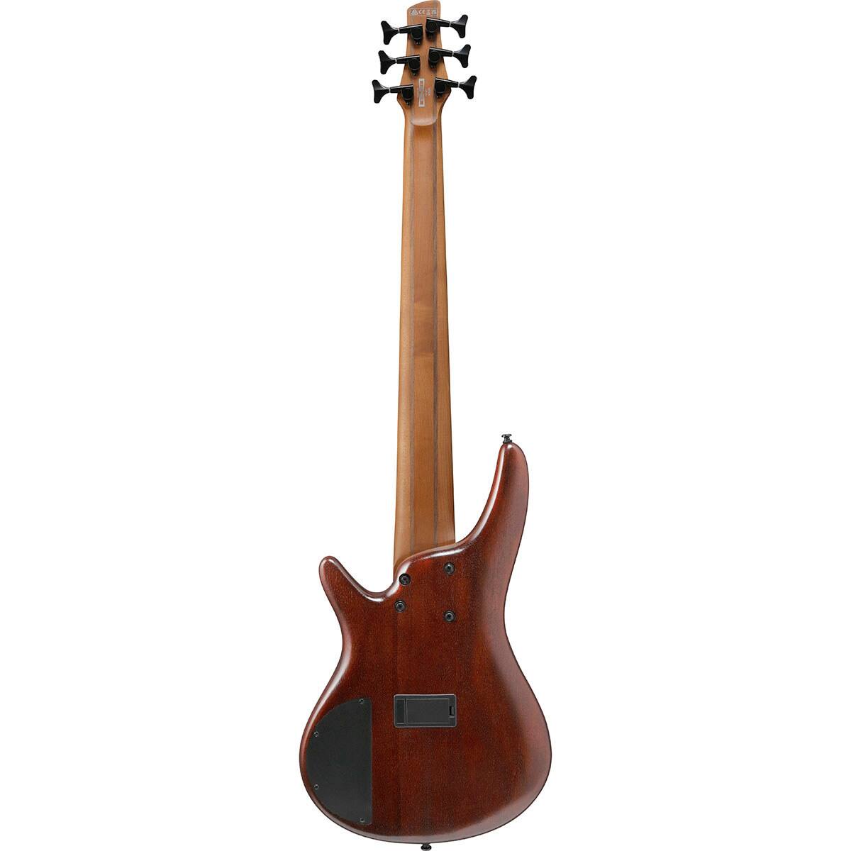 Alt View 1. Ibanez - Ibanez SR Standard Series SR506A Electric Bass Guitar, Mahogany Brown Burst Low Gloss.