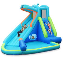 Ecooso - Inflatable Splash Pool w/ Water Slide for Backyard Play