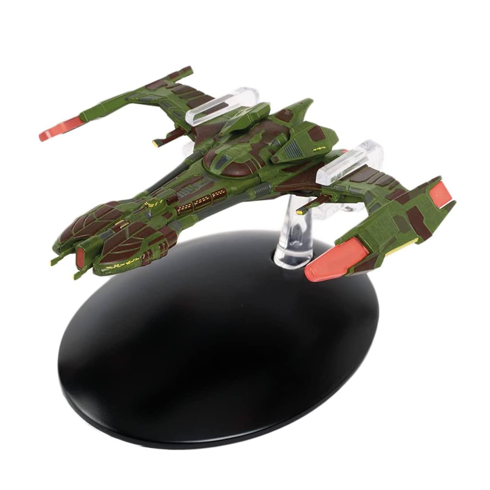 Alt View 3. Eaglemoss - Eaglemoss Star Trek Starship Replica | Mat'ha Class Klingon Raptor - Grey.