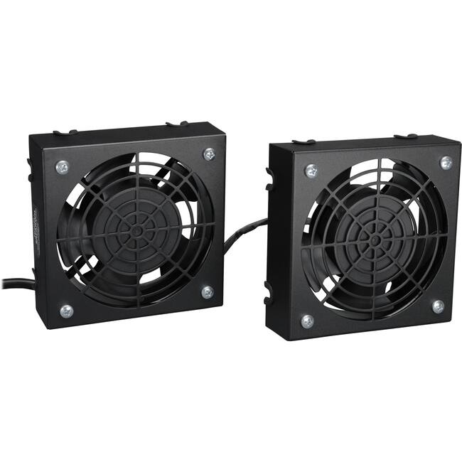 Front. Tripp Lite - Eaton Tripp Lite Series SmartRack Wall-Mount Roof Fan Kit - 2-120V high-performance fans; 210 CFM; 5-15P plug - 1570.9 - Unknown.