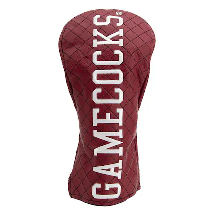 Front. Team Golf - South Carolina Gamecocks Quilted Driver Headcover - Multicolor.