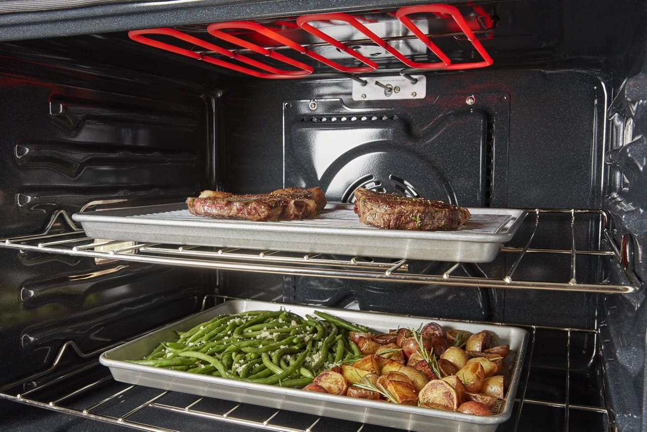 Alt View 7. Whirlpool - Whirlpool - 10.0 Total Cu. Ft. Double Wall Oven with Air Fry When Connected .- Fingerprint Resistant Stainless Steel - Fingerprint Resistant Stainless Steel.