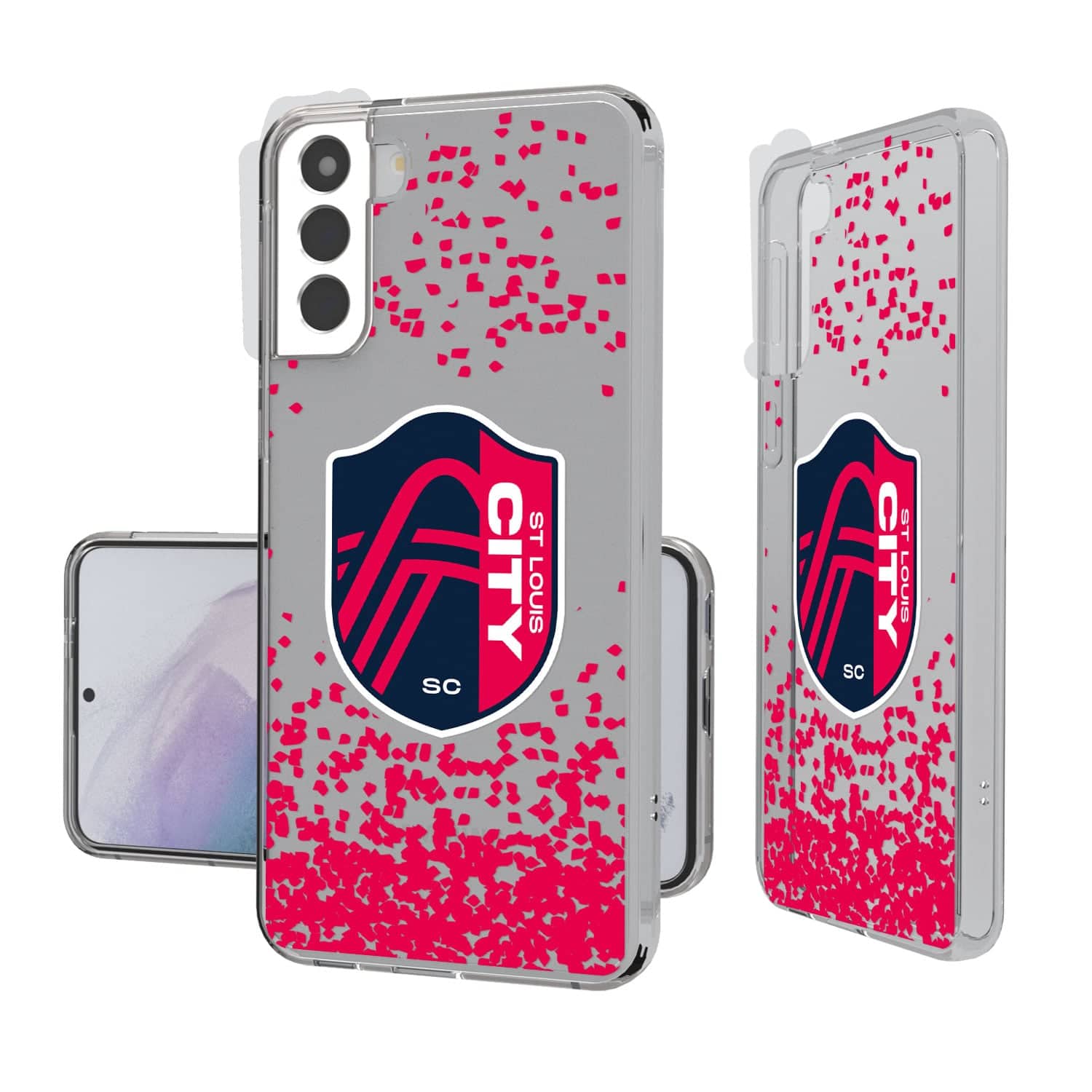 Keyscaper - MLS - St. Louis City SC Galaxy Confetti Clear Case - S22 Plus - Multicolor price history on PriceWatchPro