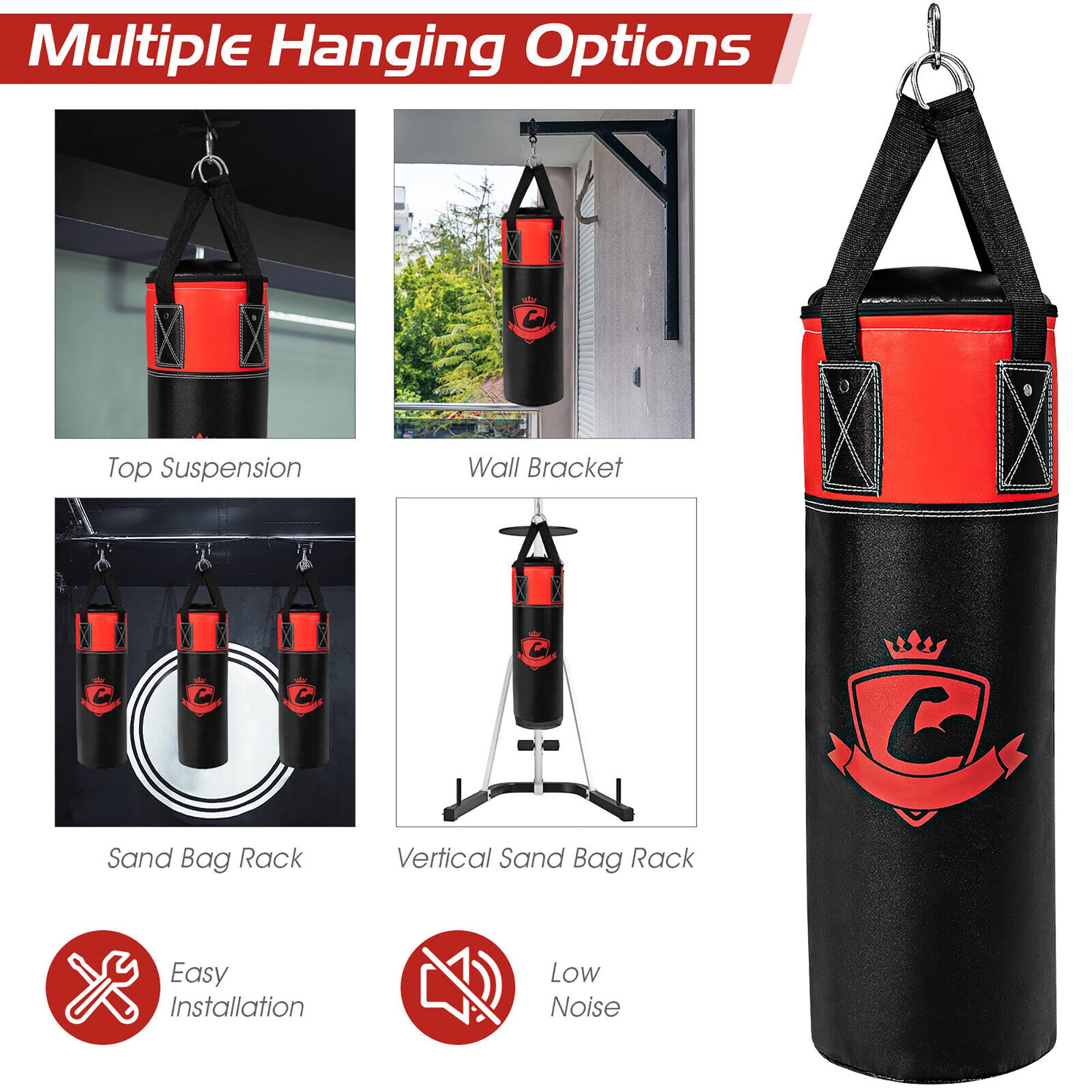 Multiple Hanging Options

- Top Suspension
- Wall Bracket
- Sand Bag Rack
- Vertical Sand Bag Rack

Easy Installation

Low Noise