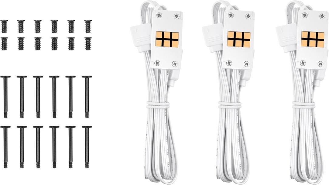 Alt View 8. Thermaltake - CT120 EX ARGB Sync 120mm Computer Case Cooling Fan (3-Pack) - White.