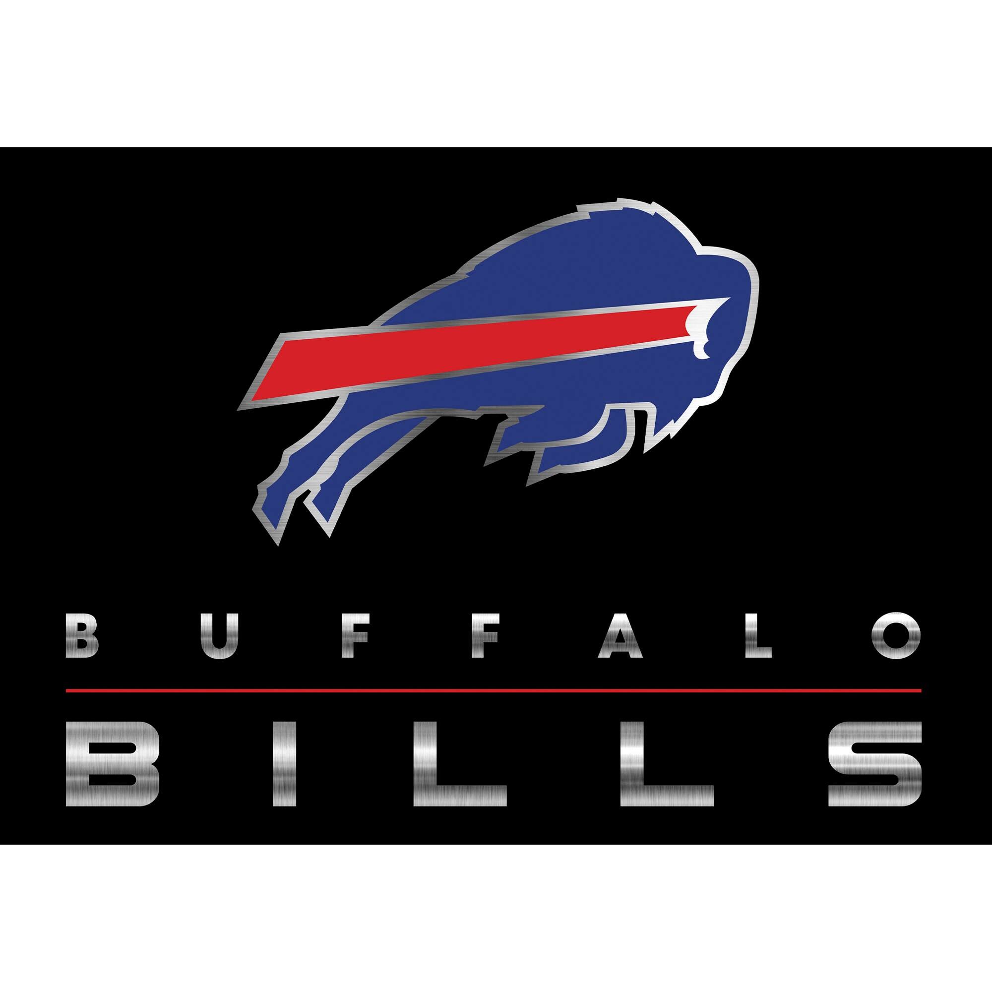 Imperial - Buffalo Bills 7'8'' x 10'9'' Chrome Rug - Multicolor