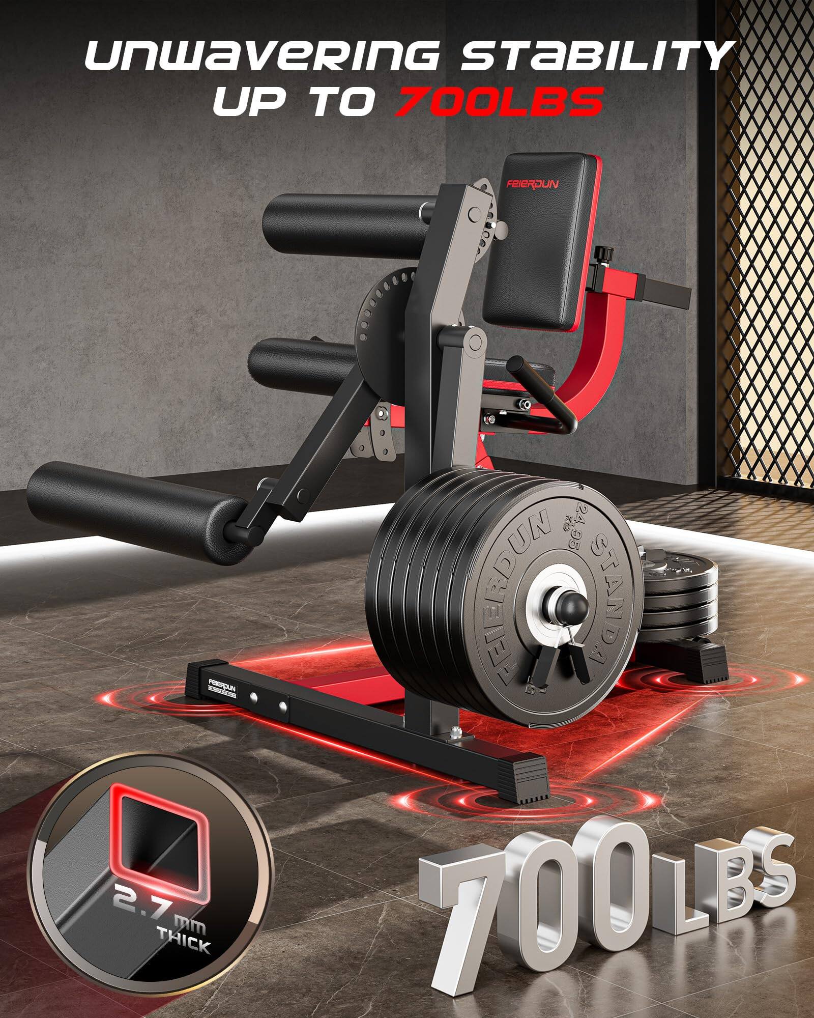 UNWAVERING STABILITY UP TO 700LBS  
FEIERDUN  
2.7 mm THICK  
24,95 SIERSUN  
STANDA 700LBS