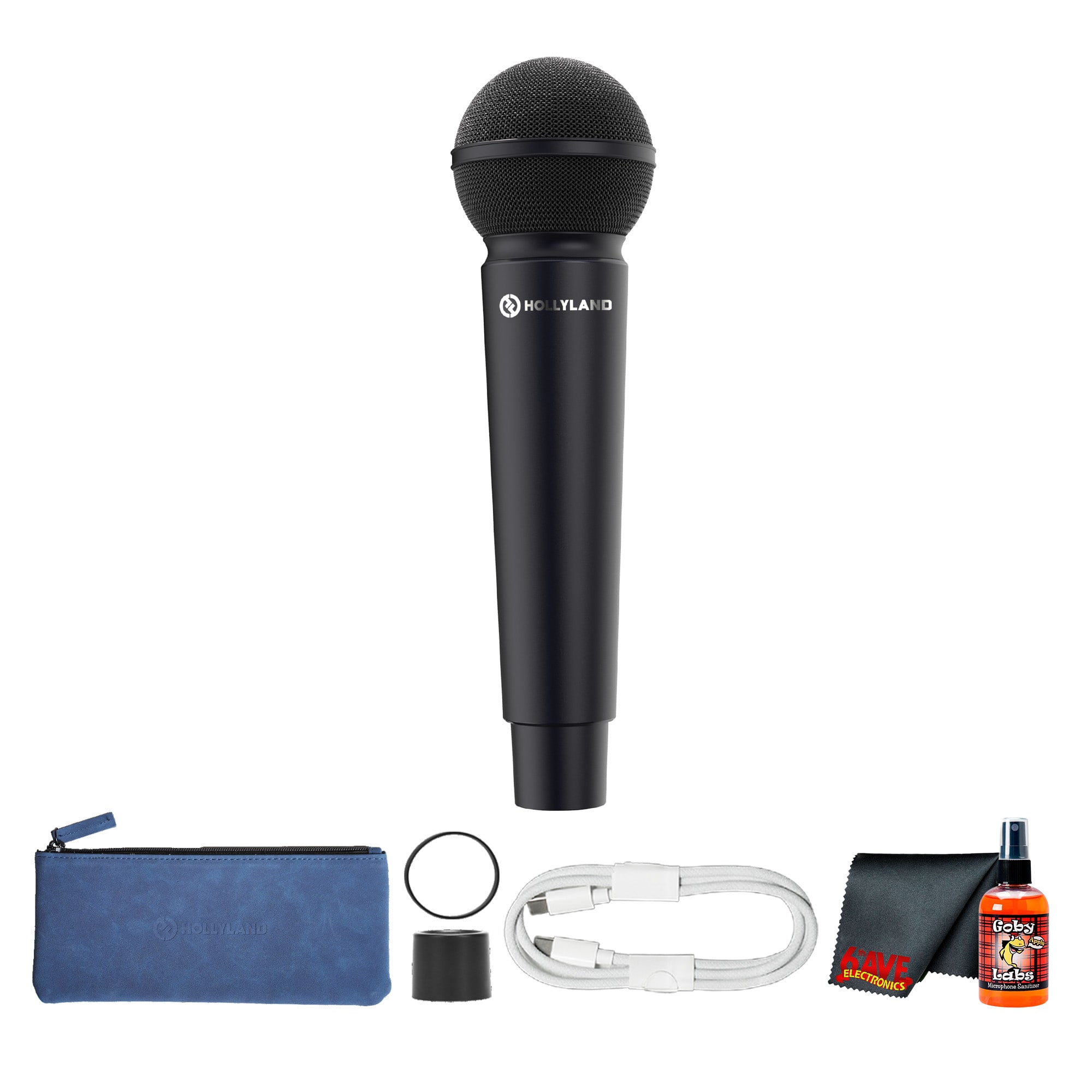 HOLLYLAND - MELO P1 Wireless Handheld Dynamic Microphone, Cardioid 2.4GHz Mic, AI Noise Cancellation, 32-Bit Float, Space price history on PriceWatchPro