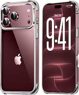 Core Tech - Anti-Yellowing Protective Case Compatible with Apple iPhone 18 Pro Max - Clear