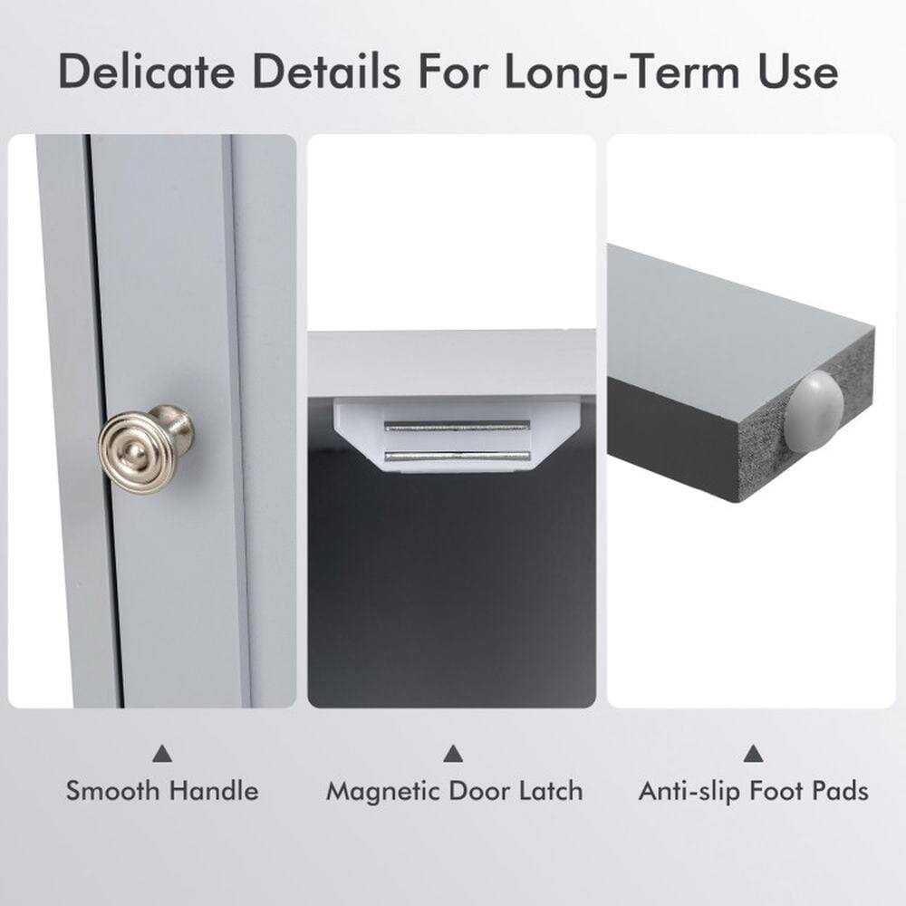 Delicate Details For Long-Term Use

- Smooth Handle
- Magnetic Door Latch
- Anti-slip Foot Pads
