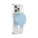 Angle. PopSockets - Multi-Surface Magnetic Suction Phone with MagSafe for Mobile Phones - Metallic Blue Sigh.
