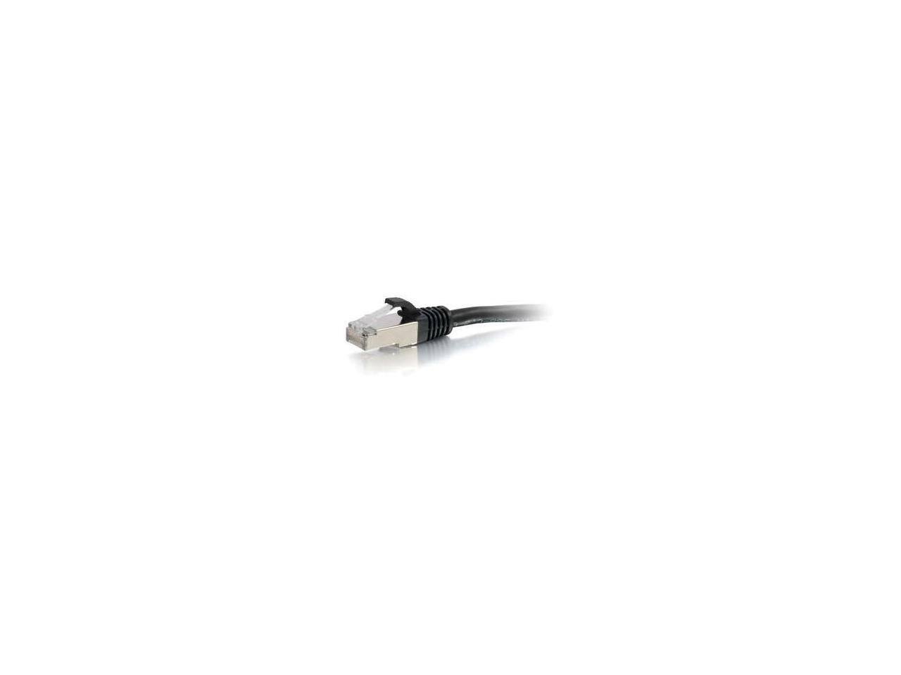 Alt View 3. Cables to Go - C2G 00722 35FT CAT6A BOOTED STP BLK.