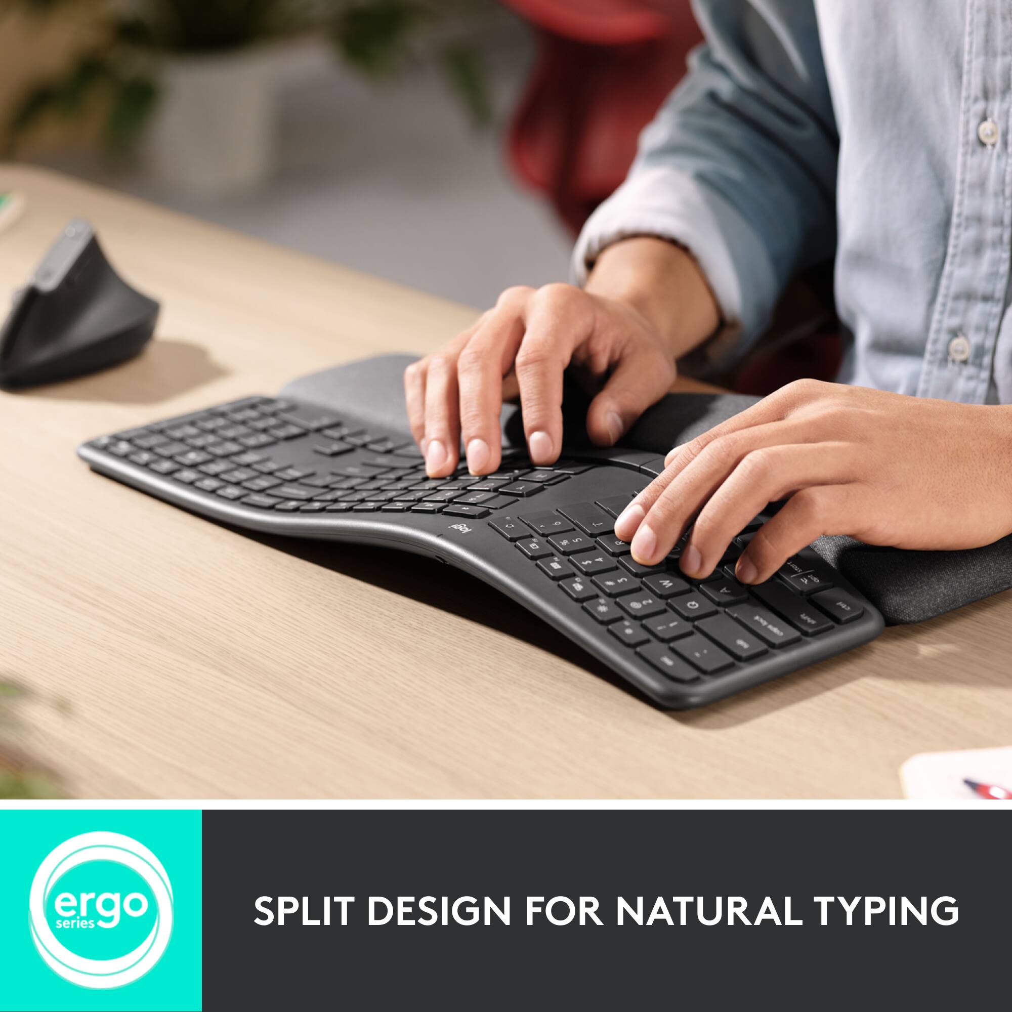 ergo series  
SPLIT DESIGN FOR NATURAL TYPING