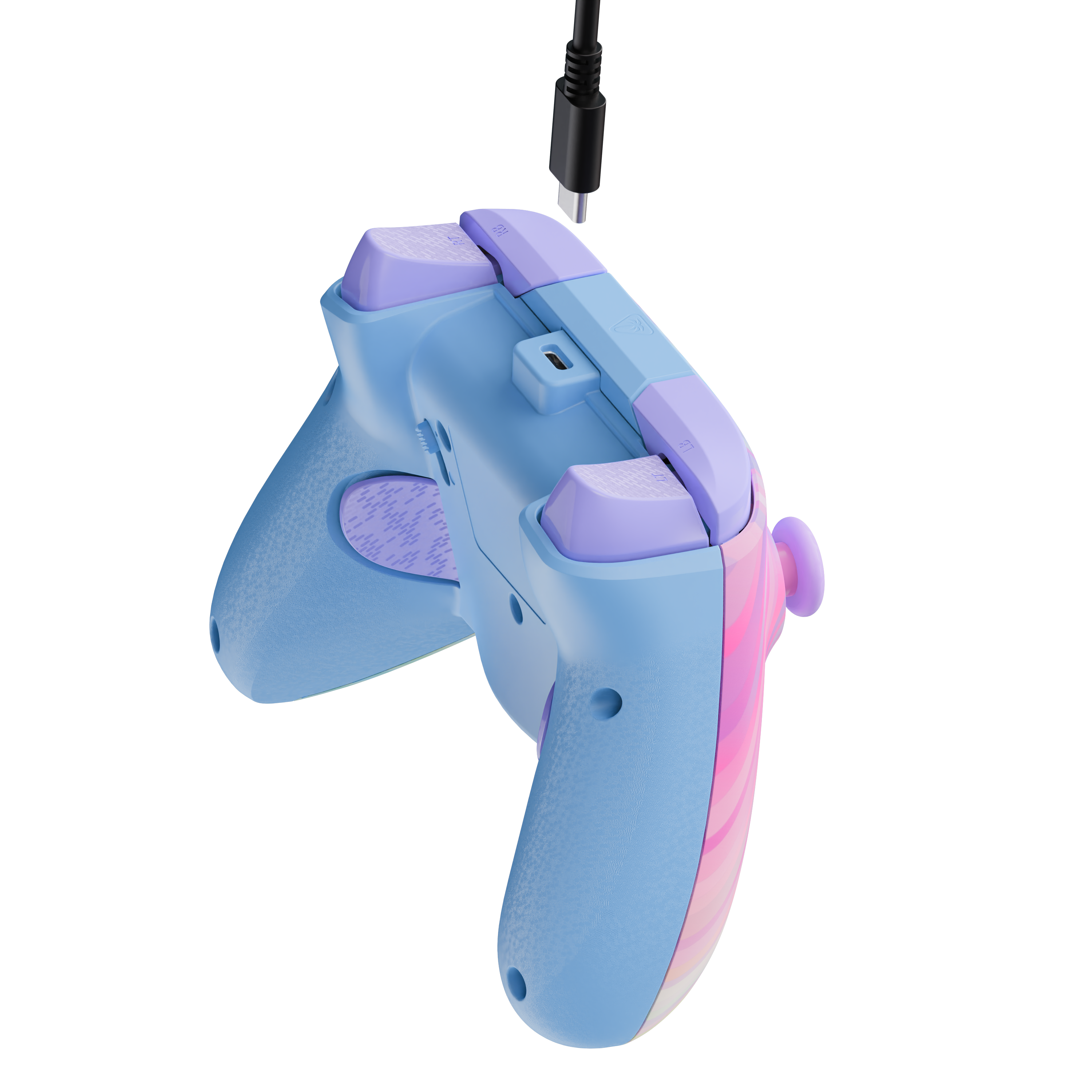 Alt View 2. Turtle Beach - REMATCH™ Advanced Wired Controller - Cotton Candy for XB, PC - Cotton Candy.
