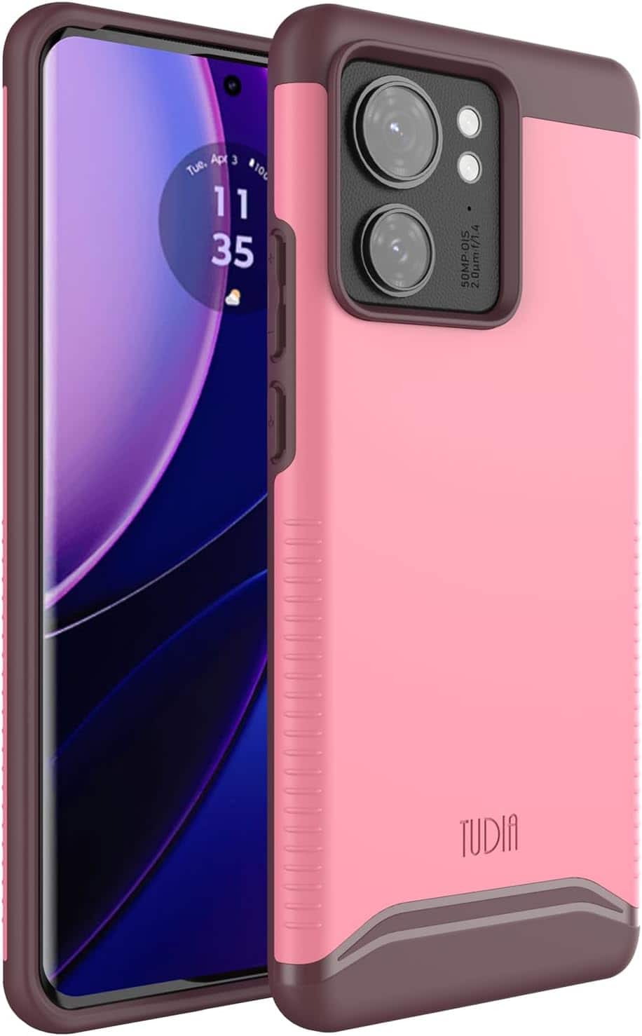 TUDIA - Merge for Motorola Edge 2023 Case Protector - Smokey Pink