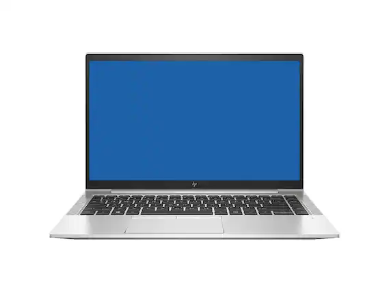 Front. HP - HP ProBook 845 G7 AMD Ryzen 5 Pro 4650U 2.1GHz, 16GB RAM, 256GB SSD, 14" FHD, Windows 11 Pro, Autopilot - Silver.