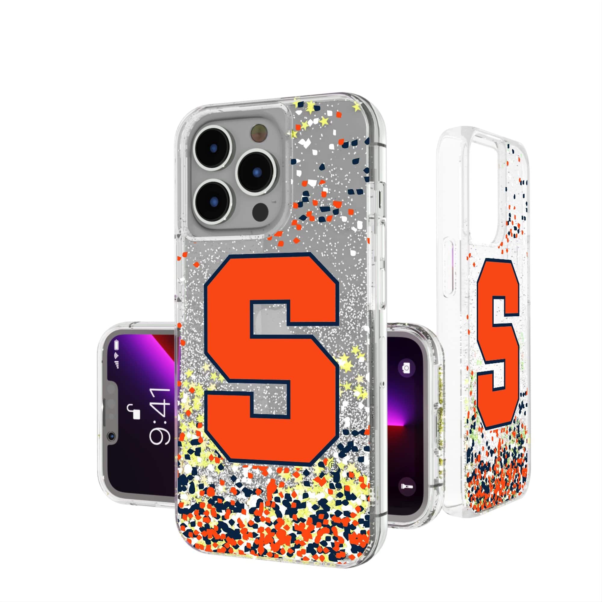 Keyscaper - NCAA - Syracuse Orange iPhone Glitter Confetti Design Case - 12 Pro Max - Multicolor price history on PriceWatchPro