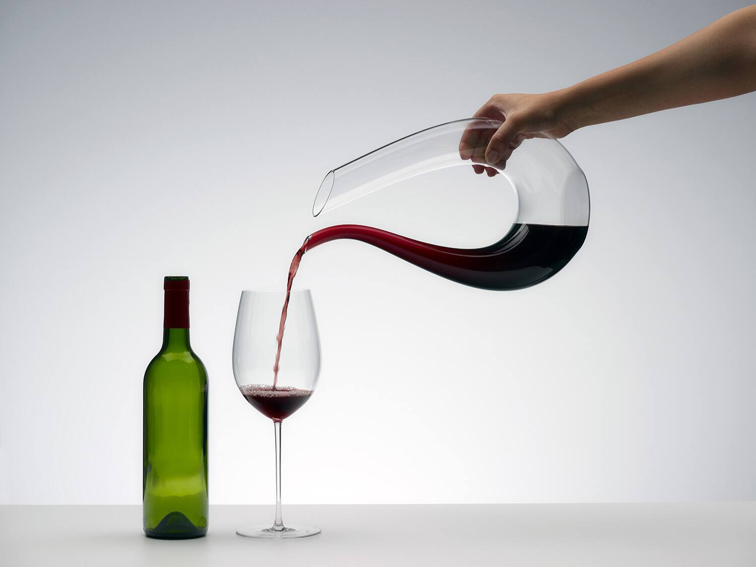 Alt View 2. Riedel - Amadeo Decanter - Clear.