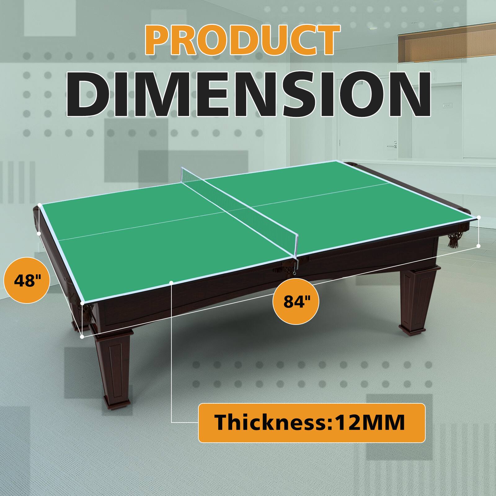 PRODUCT DIMENSION

48" x 84"

Thickness: 12MM