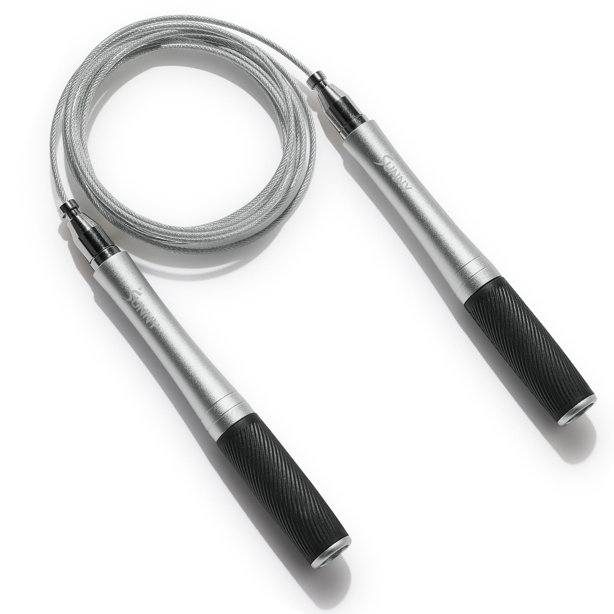 Photos - Jump Rope Sunny Health & Fitness - Speed  - Silver SF-JR02-BK 