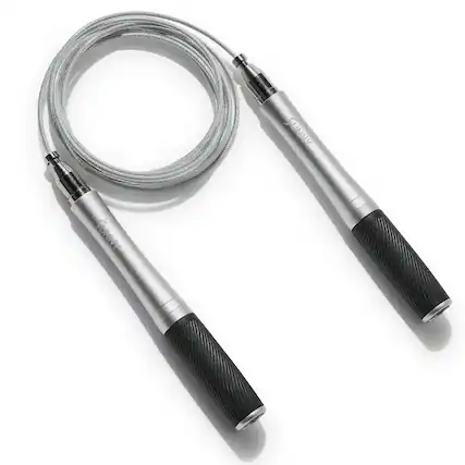 Front. Sunny Health & Fitness - Speed Jump Rope - Silver.