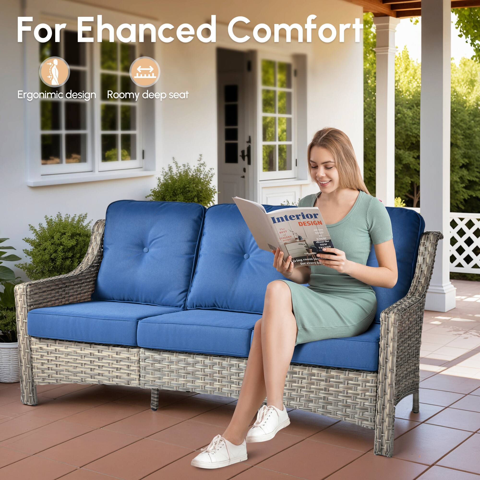 For Enhanced Comfort  
Ergonomic design  
Roomy deep seat  
Interior DESIGN