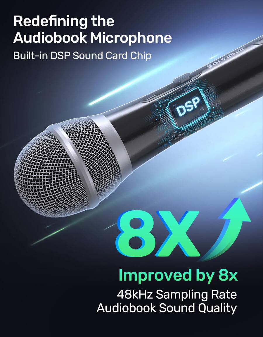 Microphone Rate Empire DigiLabs Usb xlr Dynamic Microphone Audiobook Recording ...