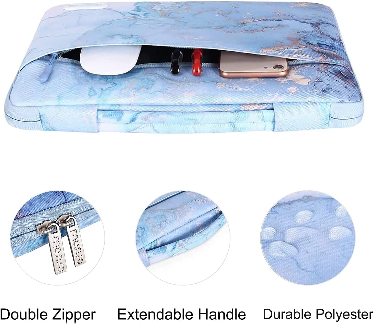 massimo
Double Zipper Extendable Handle Durable Polyester