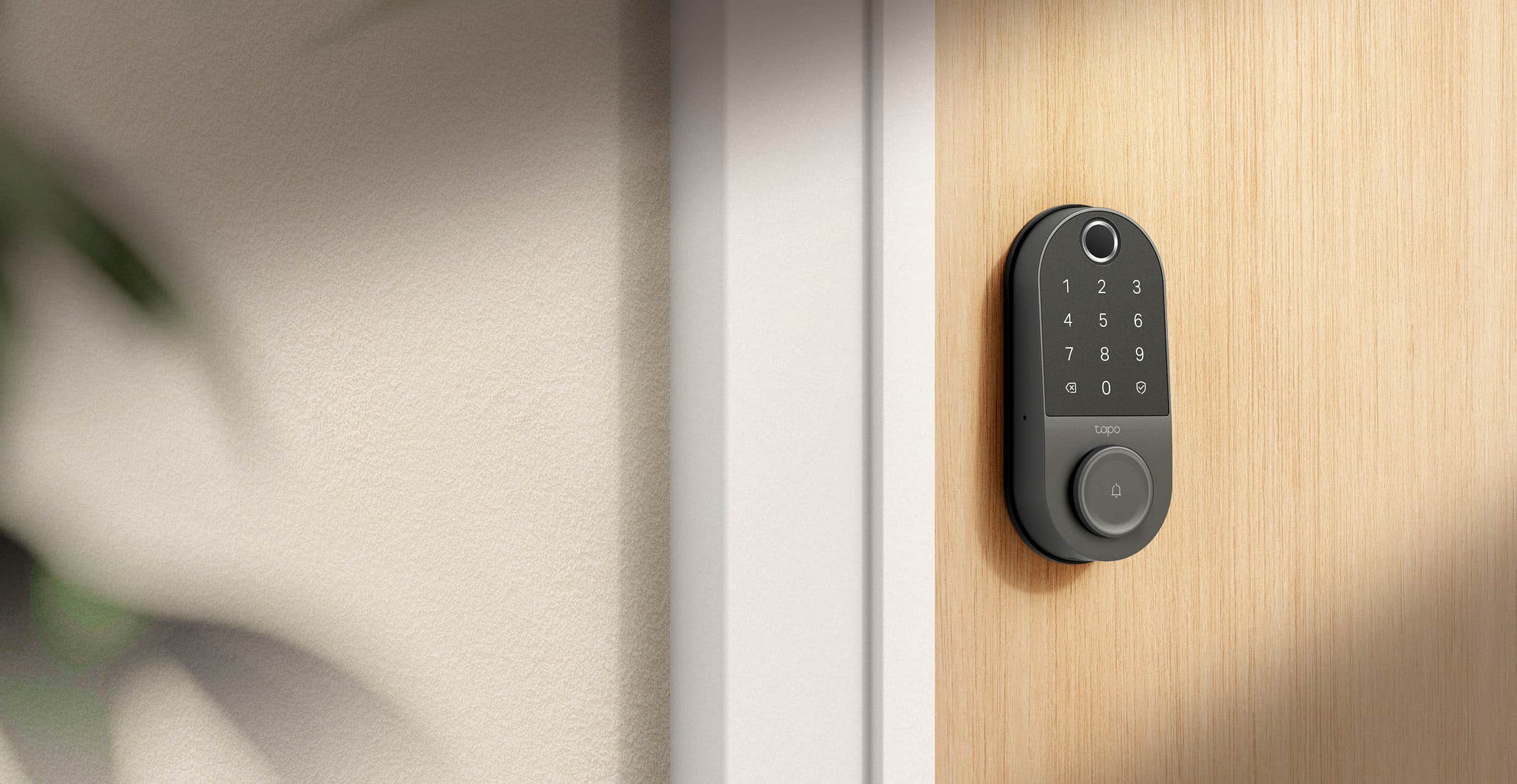 Alt View 14. TP-Link - Tapo DL110 Smart Wi-Fi Deadbolt Lock - Lock/Unlock using Keypad, App, or Fingerprint Recognition - Replaces Most Locks - Black.