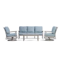 Yardbird® - Eden Sofa Set with Swivel Rocking Chairs - Mist