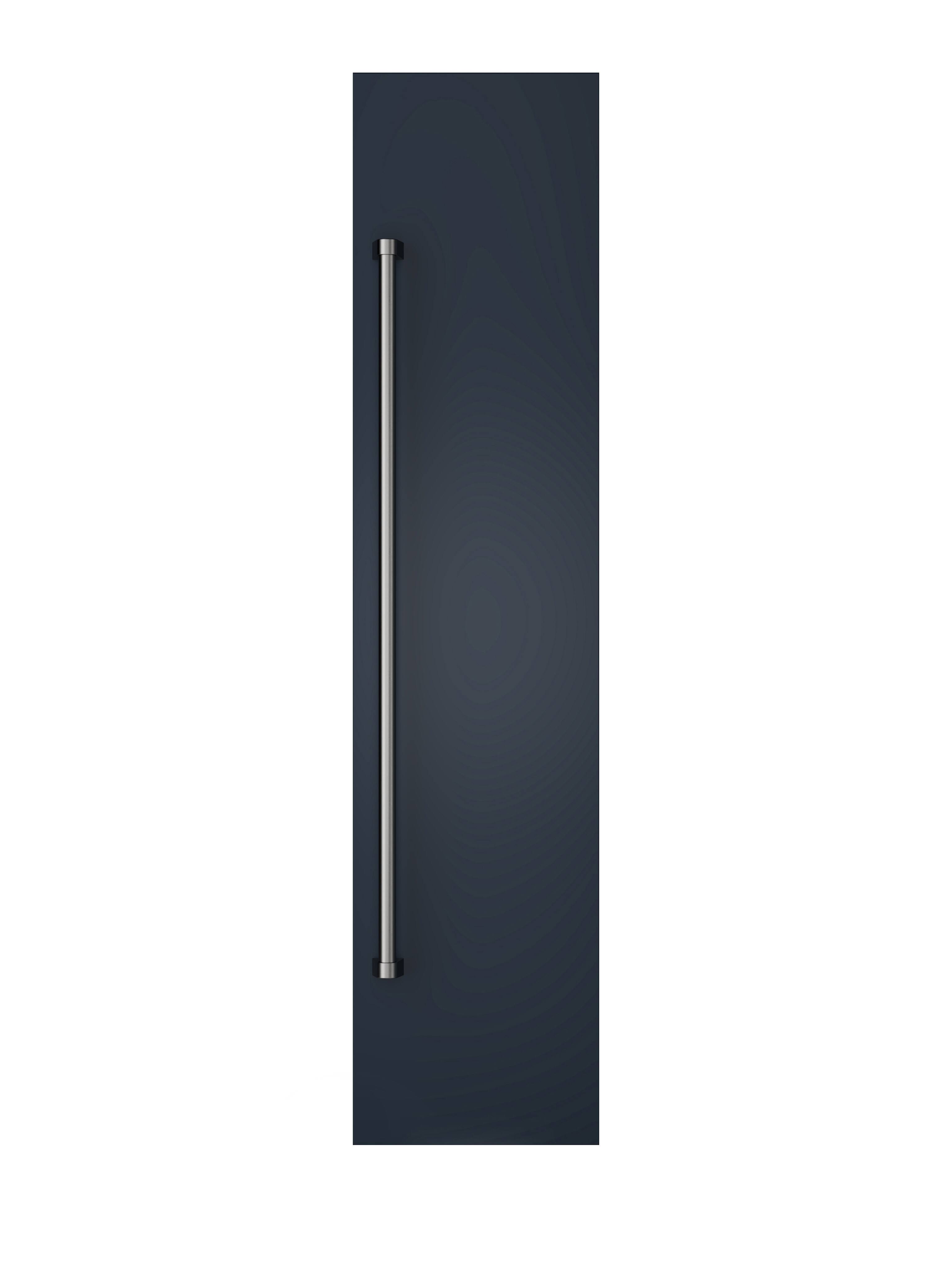 Alt View 1. Viking - 18"W Column Door Panel w/Pro-style handle - Slate Blue.