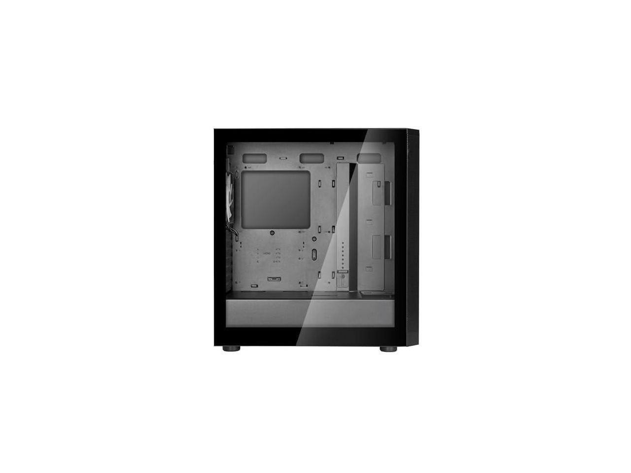 Back. SilverStone - SilverStone FARA 514X Black ATX Tower - Dual Radiator, ARGB Fans, GPU Brace - Black.