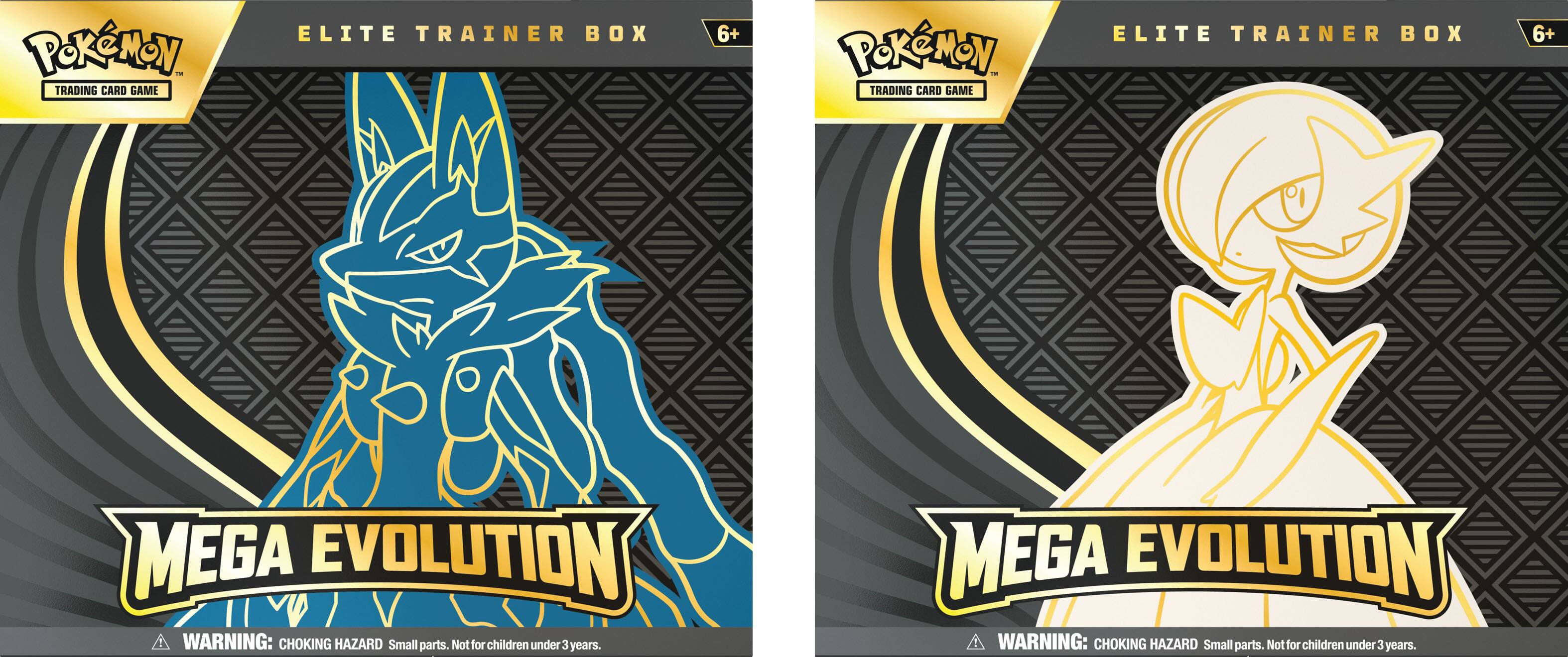 POKeMON - TRADING CARD GAME ELITE TRAINER BOX 6+ MEGA EVOLUTION WARNING: CHOKING HAZARD Small parts. Not for children under 3 years.