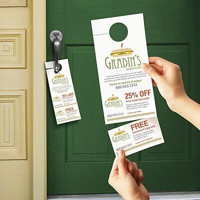 GRADIN'S  
25% OFF  
FREE GRADIN'S SANDWICHES  
Try it today!  
Come in 800.555.1212  

25% OFF catering order  
Any GRADIN'S  
800.555.1212  

FREE Sandwich upgrade  
GRADIN'S  
800.555.1212