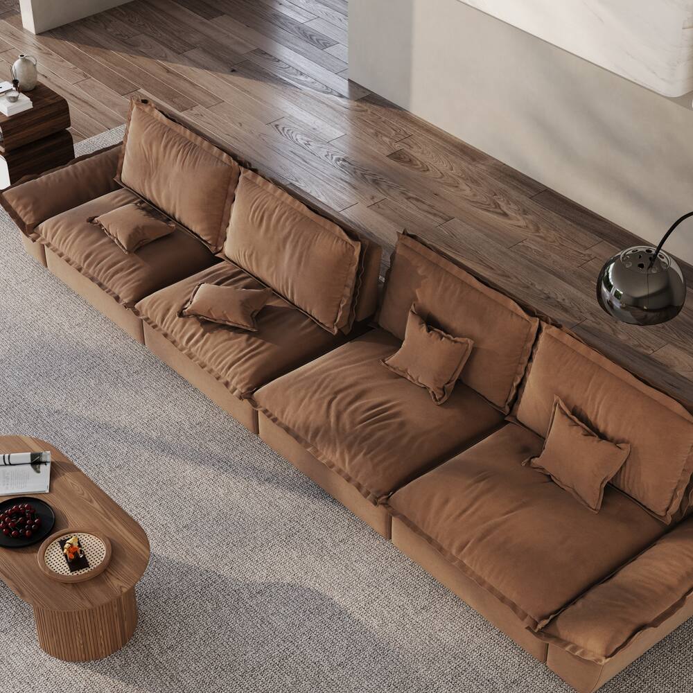 Brown Suede Fabric