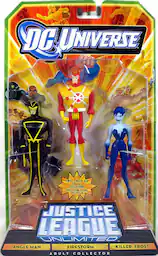 DC Universe Justice League Unlimited Action Figure 3 Pack: Angle Man + Firestorm + Killer Frost