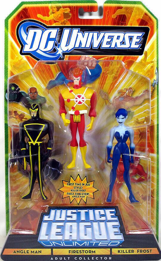 DC Universe Justice League Unlimited Action Figure 3 Pack: Angle Man + Firestorm + Killer Frost