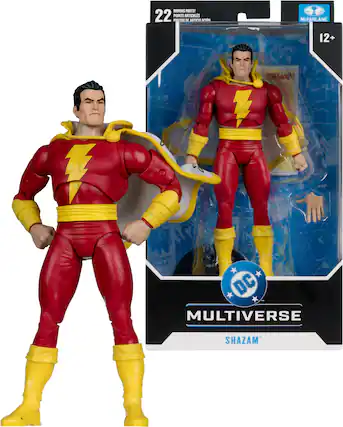 MOVING PARTS!
22 POINTS ARTICULATIONS
PUNTOS DE ARTICULACIÓN
12+
McFARLANE
DC MULTIVERSE
SHAZAM